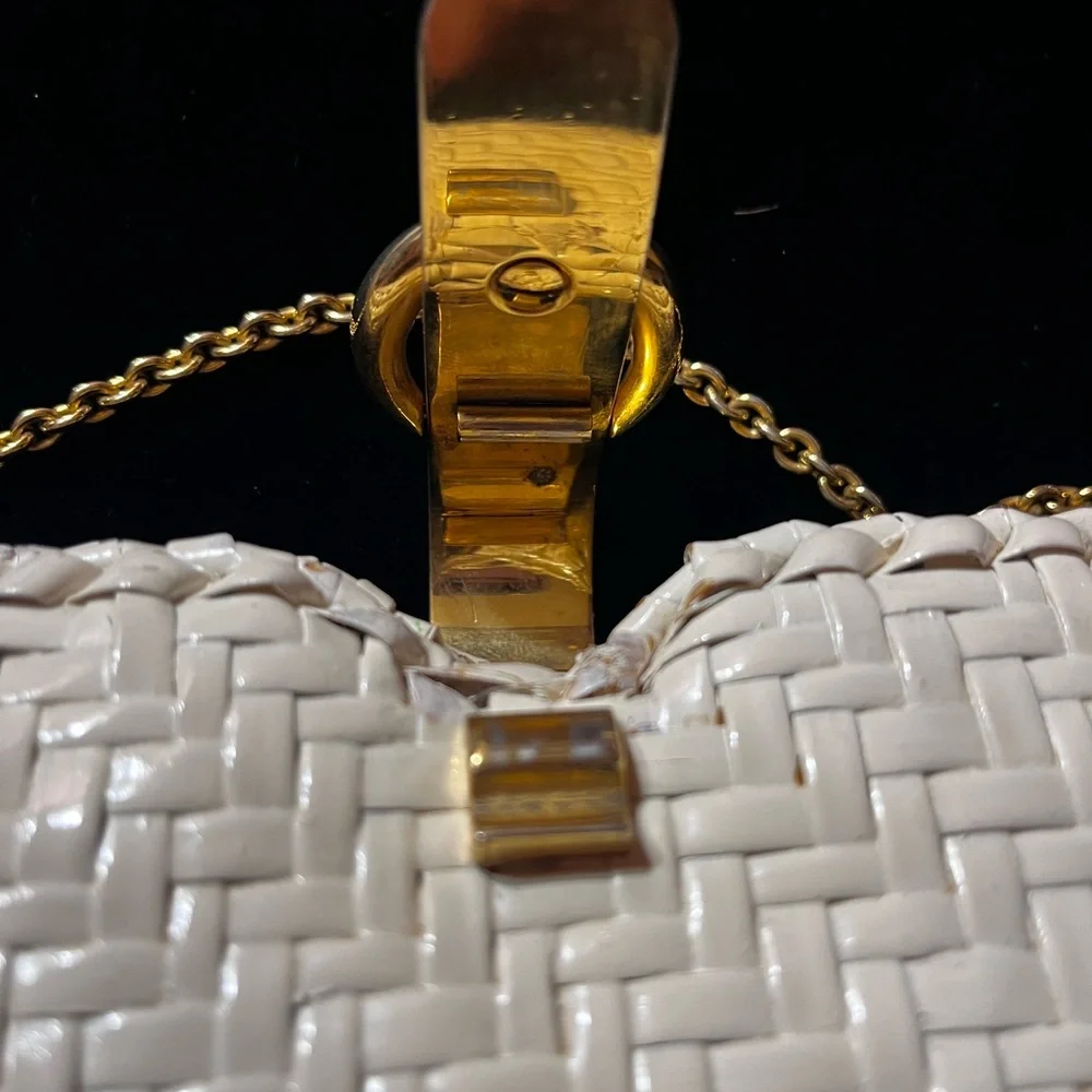 Rodo Vintage Wicker Chain Shoulder Bag - Picture 6 of 15